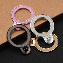 Заредете изображение във визуализатора на галерията – Phone stand CIRCLE GLITTER - stick-on - gold
