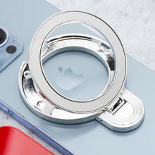 Заредете изображение във визуализатора на галерията – Phone stand CIRCLE MIRROR - stick-on - silver
