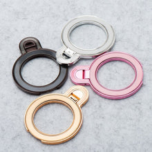 Заредете изображение във визуализатора на галерията – Phone stand CIRCLE MIRROR - stick-on - silver
