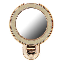 Заредете изображение във визуализатора на галерията – Phone stand CIRCLE MIRROR - stick-on - gold
