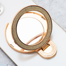 Заредете изображение във визуализатора на галерията – Phone stand CIRCLE MIRROR - stick-on - gold
