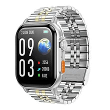 Заредете изображение във визуализатора на галерията – Smartwatch 2,02" TFT Hoco with call function DYD02 gold and silver
