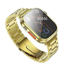 Заредете изображение във визуализатора на галерията – HOCO smartwatch Y12 Ultra smart sports watch (call version) light gold
