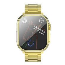 Заредете изображение във визуализатора на галерията – HOCO smartwatch Y12 Ultra smart sports watch (call version) light gold

