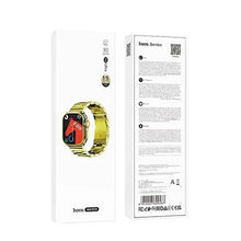 Заредете изображение във визуализатора на галерията – HOCO smartwatch Y12 Ultra smart sports watch (call version) light gold
