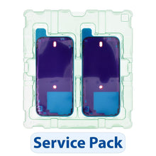 Заредете изображение във визуализатора на галерията – ServicePack Adhesive Foil Back Glass for Iphone 16 Pro (box of 30)
