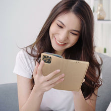 Заредете изображение във визуализатора на галерията – Калъф тип книга SMART за SAMSUNG S25 FE златист
