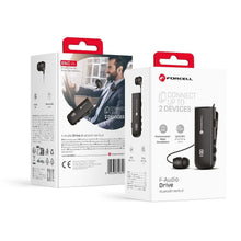 Заредете изображение във визуализатора на галерията – FORCELL F-AUDIO Drive EarBud безжични слушалки bluetooth черен

