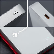 Заредете изображение във визуализатора на галерията – FORCELL F-ENERGY F10K8 Super Slim powerbank compatible with MagSafe PD3.0 QC4.0 15W 10000 mAh white
