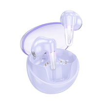 Заредете изображение във визуализатора на галерията – HOCO wireless earphones bluetooth TWS EW202 purple
