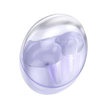 Заредете изображение във визуализатора на галерията – HOCO wireless earphones bluetooth TWS EW202 purple
