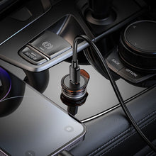 Заредете изображение във визуализатора на галерията – HOCO car charger Type C + cable Type C to Lightning PD QC 30W NZ16 metal gray
