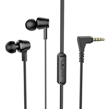 Заредете изображение във визуализатора на галерията – HOCO wire earphones Jack 3,5 mm with microphone M86 black
