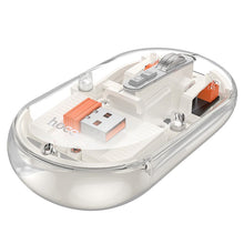 Заредете изображение във визуализатора на галерията – HOCO computer wireless mouse dual-mode SILENT 2,4G 1600 dpi GM35 white
