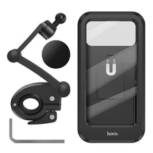 Заредете изображение във визуализатора на галерията – Phone holder for bike / motorcycle Hoco CA101 black
