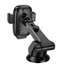 Заредете изображение във визуализатора на галерията – Car phone holder induction Hoco 15W center console HW32 black
