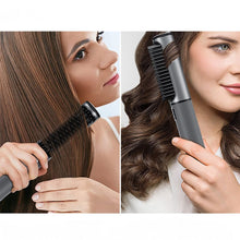 Заредете изображение във визуализатора на галерията – Straight - curling hair style 2in1 Hoco DAR34 gray
