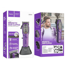 Заредете изображение във визуализатора на галерията – Hair clipper Hoco DAR24 purple
