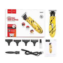 Заредете изображение във визуализатора на галерията – Hair clipper Hoco DAR17 yellow
