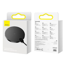Заредете изображение във визуализатора на галерията – Baseus wireless charger digital led display gen2 15w czarna cced000001

