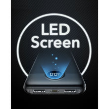 Заредете изображение във визуализатора на галерията – Power Bank VEGER VEGER L10 - 10 000mAh LCD black (W1105)
