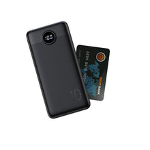 Заредете изображение във визуализатора на галерията – Power Bank VEGER VEGER L10 - 10 000mAh LCD black (W1105)
