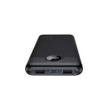 Заредете изображение във визуализатора на галерията – Power Bank VEGER VEGER L10 - 10 000mAh LCD black (W1105)
