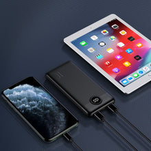 Заредете изображение във визуализатора на галерията – Power Bank VEGER VEGER L10 - 10 000mAh LCD black (W1105)
