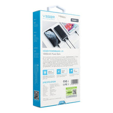 Заредете изображение във визуализатора на галерията – Power Bank VEGER VEGER L10 - 10 000mAh LCD black (W1105)
