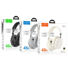 Заредете изображение във визуализатора на галерията – HOCO wire headphones bluetooth W52 black
