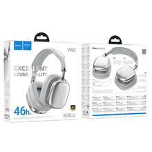 Заредете изображение във визуализатора на галерията – HOCO wire headphones bluetooth W52 silver
