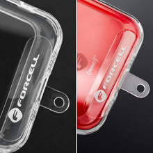 Заредете изображение във визуализатора на галерията – FORCELL F-DESIGN L8X36 wrist phone lanyard with adjustable length (max 18cm in the loop) pink white

