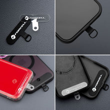 Заредете изображение във визуализатора на галерията – FORCELL F-DESIGN R10X40 wrist phone lanyard with adjustable length (max 20cm in the loop) green pink purple
