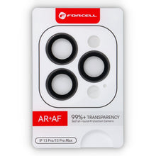 Заредете изображение във визуализатора на галерията – Forcell Premium Camera Lens Стъклен протектор за iPhone 13 Pro / 13 Pro Max Graphite
