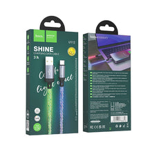 Заредете изображение във визуализатора на галерията – Кабел Hoco USB A to Type C 3A U112 1 m сив
