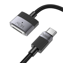 Заредете изображение във визуализатора на галерията – Cable USB C to Mag3 Hoco 5A 140W magnetic 1,8 m U141 black
