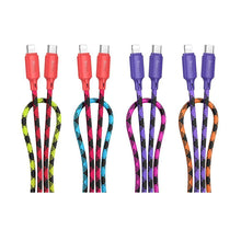 Заредете изображение във визуализатора на галерията – Cable USB C to Lightning Hoco PD 27W 1 m X116 gradient red
