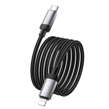 Заредете изображение във визуализатора на галерията – Cable USB C to Lightning Hoco PD 27W 1 m X117 black
