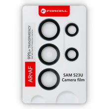 Заредете изображение във визуализатора на галерията – Forcell Premium Camera Lens Стъклен протектор за Samsung Galaxy S23 Ultra Зелен
