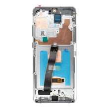 Заредете изображение във визуализатора на галерията – Дисплей за SAMSUNG S20 Ultra бял SOFT OLED with frame
