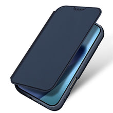 Заредете изображение във визуализатора на галерията – Калъф тип книга DUX DUCIS SKIN PRO за IPHONE 17 син
