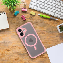 Заредете изображение във визуализатора на галерията – Гръб FULL MATTE MAG COVER съвместим с MagSafe за SAMSUNG S24 FE jasny różowy
