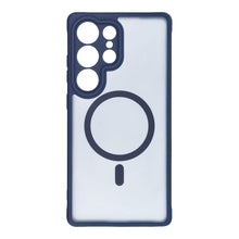 Заредете изображение във визуализатора на галерията – Гръб FULL MATTE MAG COVER съвместим с MagSafe за SAMSUNG S25 Plus син
