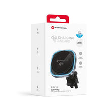 Заредете изображение във визуализатора на галерията – FORCELL F-GRIP Air Mag (F-07) magnetic car holder for air vent with wireless charging compatible with MagSafe Qi2 15W grey
