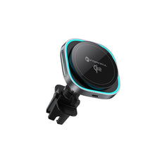 Заредете изображение във визуализатора на галерията – FORCELL F-GRIP Air Mag (F-07) magnetic car holder for air vent with wireless charging compatible with MagSafe Qi2 15W grey
