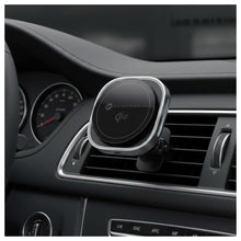 Заредете изображение във визуализатора на галерията – FORCELL F-GRIP Air Mag (F-07) magnetic car holder for air vent with wireless charging compatible with MagSafe Qi2 15W grey
