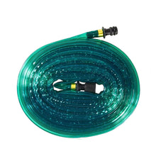 Заредете изображение във визуализатора на галерията – Garden hose sprinkler with quick connectors 4,5 m RC-K-1473 green
