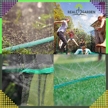 Заредете изображение във визуализатора на галерията – Garden hose sprinkler with quick connectors 4,5 m RC-K-1473 green
