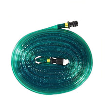 Заредете изображение във визуализатора на галерията – Garden hose sprinkler with quick connectors 3 m RC-K-1472 green
