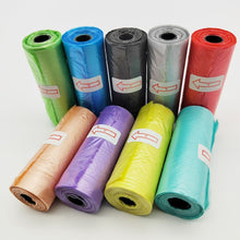 Заредете изображение във визуализатора на галерията – Plastic bags for dog excrement 10 rolls green
